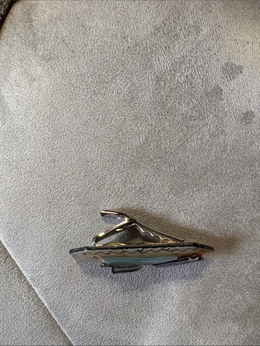 Silver Metal Tie Clip for Men - Classic Silver Finish